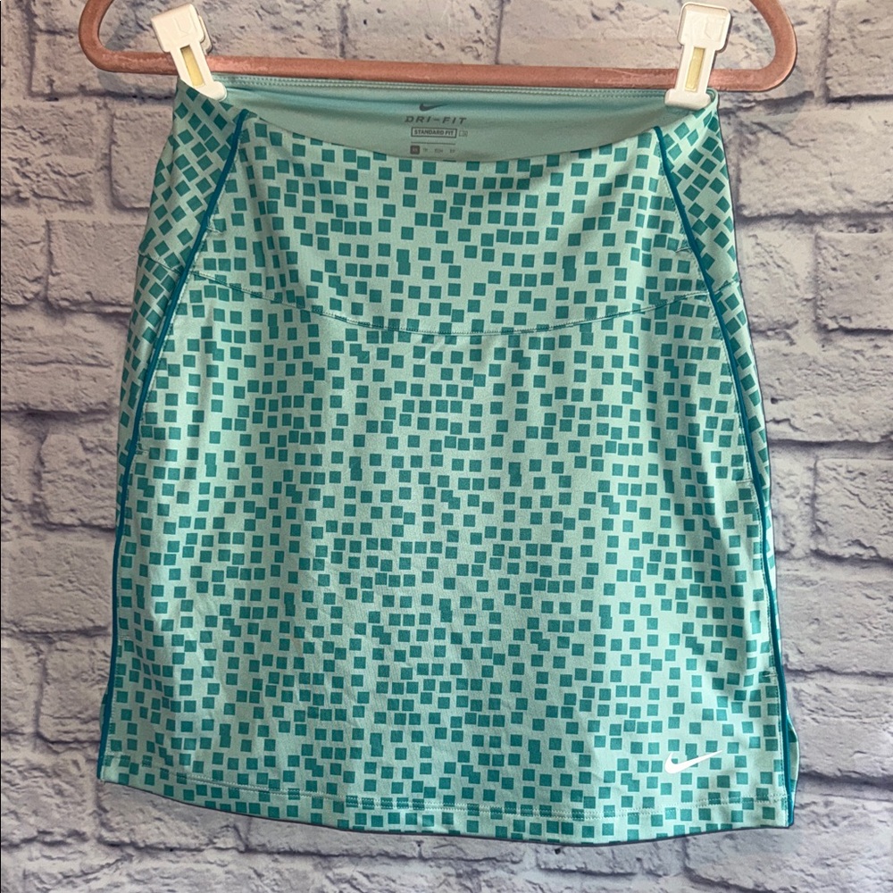 Nike Women's Teal Geometric Tennis Skort XS